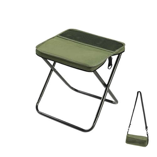 Arimanile Folding Camp Stool, Lightweight Foldable Camping Stool, Compact Mini Chair for Outdoor Activities, Hiking, Fishi...