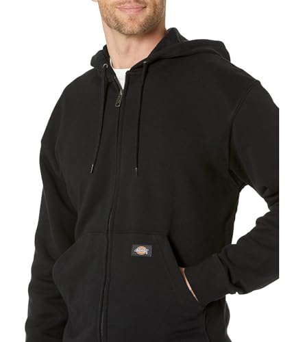 Dickies mens Full Zip Fleece Hoodie