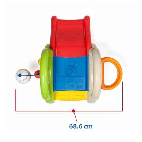 Step2 Sports-Tastic Activity Center, Toddler Sports Playset, Indoor/Outdoor Slide, Play Gym Includes Bat & Balls, Made of Durable Plastic, For Toddlers 1+ Years Old