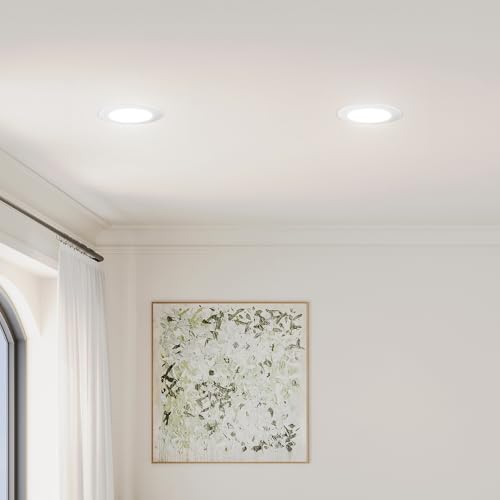Amico Recessed Lighting 4 Inch, 12 Pack 5CCT Flat LED Can Lights, 2700K/3000K/4000K/5000K/6000K Selectable, 7W=60W, 700LM ...