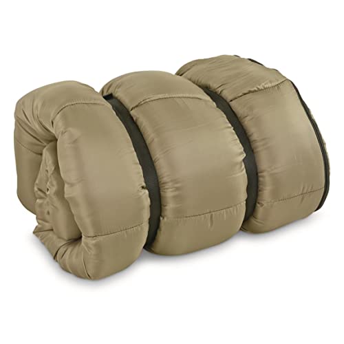 Guide Gear Canvas Hunter 20-Degree Double Sleeping Bag for Adults and Kids 2-Person Warm Winter Cold Weather Lightweight P...
