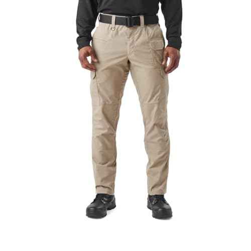 5.11 Tactical Men's ABR Pro Pants, Straight Fit, 9 Pockets, Comfort Waist, Style 74512, Khaki (New), 34W x 32L