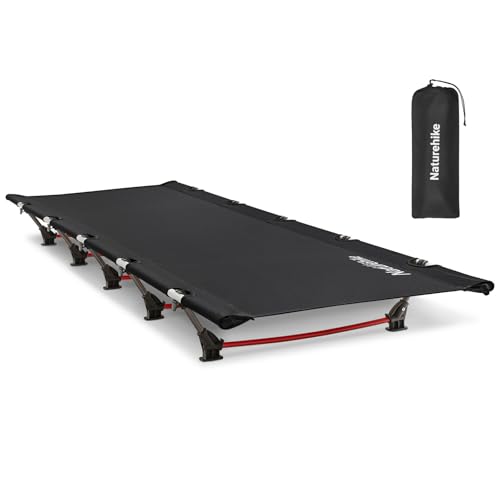 Naturehike Ultralight Camping Cot, Easy to Assemble Folding Tent Cot, Compact & Protable Camping Bed for Camping, Mountain...