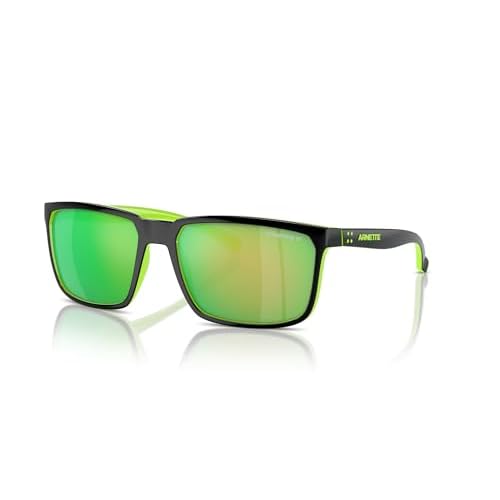 ARNETTE Men's An4251 Stripe Rectangular Sunglasses