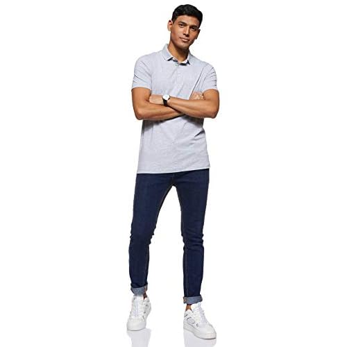 Armani Exchange Mens Slim Fit Stretch Cotton Jersey Polo