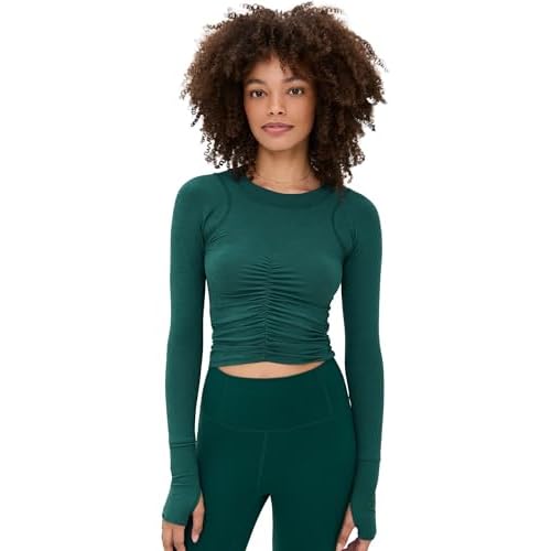 Free People Womens Tempo Ruched Long Sleeve