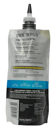 Valvoline Flexfill SAE 75W-140 Full Synthetic Gear Oil 1 QT, Case of 4