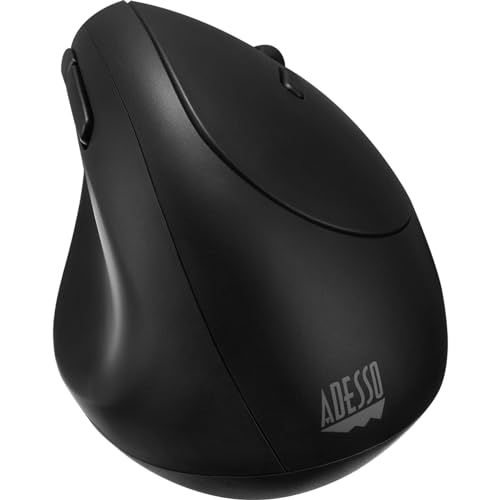 ADESSO iMouse V10 Wireless Vertical Ergonomic Mini Mouse iMouse V10-2.4GHz, 800/1200/1600 DPI, Ergo Mice with 6 Buttons