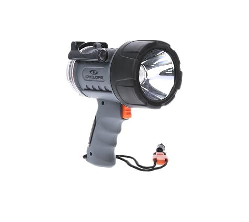 Cyclops Waterproof LED Spotlight | 700 Lumens Tough ABS Floatable 3 Lighting Modes Rechargeable LED Handheld Flashlight| E...