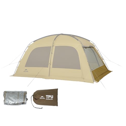 Naturehike Dune Hot Tent with Stove Jack, 117 sq ft 4 Seasons Camping Tent, 2-4 Person Waterproof Large Tent for Family, C...