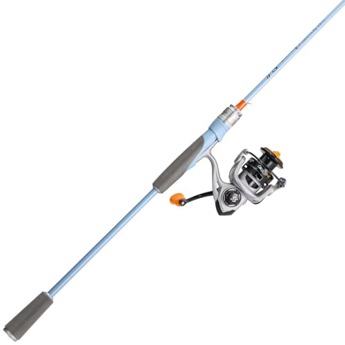 Fishing Reel Rod Combo, 24Ton Graphite Blanks 2-Piece Casting & Spinning Rod for Bass Fishing