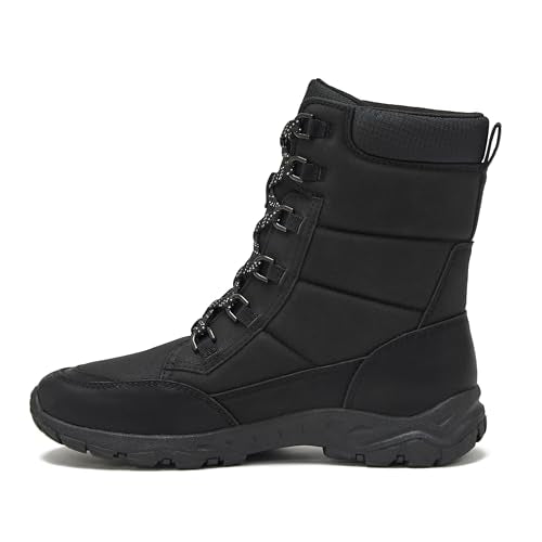 Lands' End Expedition Insulated Winter Boots for Men, Lace Up or Slip On Waterproof Mens Snow Boots, Medium or Wide Width ...