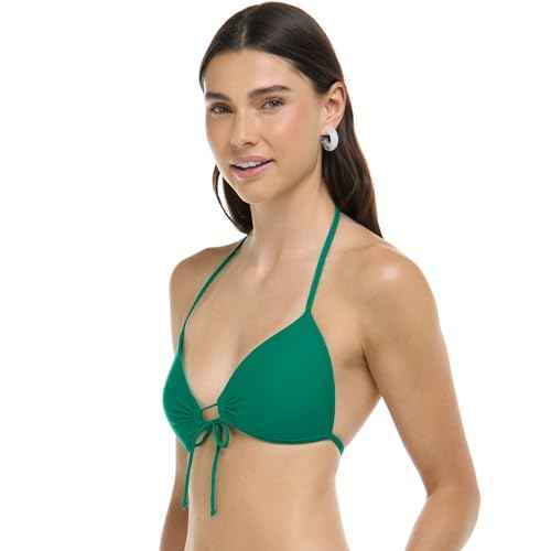 Body Glove Smoothies Baby Love Solid Molded Cup Triangle Push Up Bikini Top Swimsuit