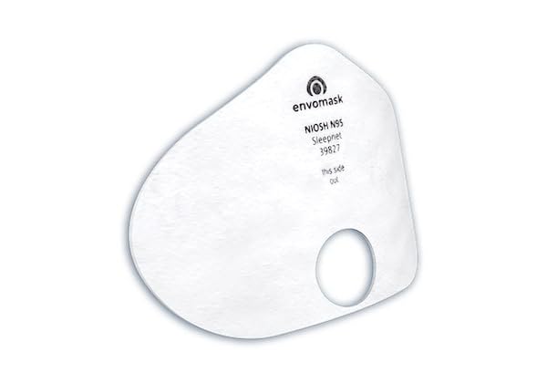 Envo Mask N95 Reusable Respirator Kit with Exhalation Valve featuring AIRgel Cushion Technology for Secure All Day Comfort