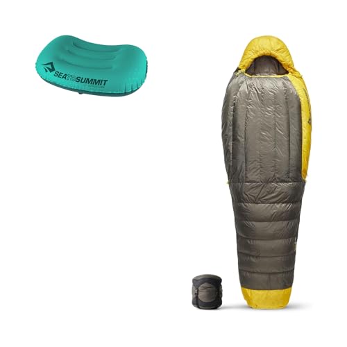 Sea to Summit Sleep System: Aeros Ultralight Pillow and Spark Down Sleeping Bag