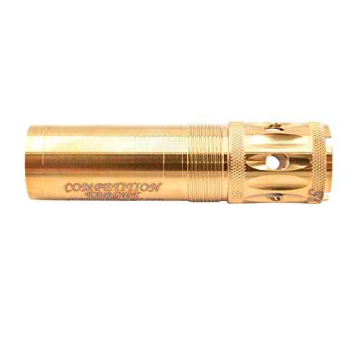 Carlsons Choke Tubes 12 Gauge for Beretta Benelli Mobil | Stainless Steel | Gold Competition Target Ported Sporting Clays Choke Tube | Made in USA