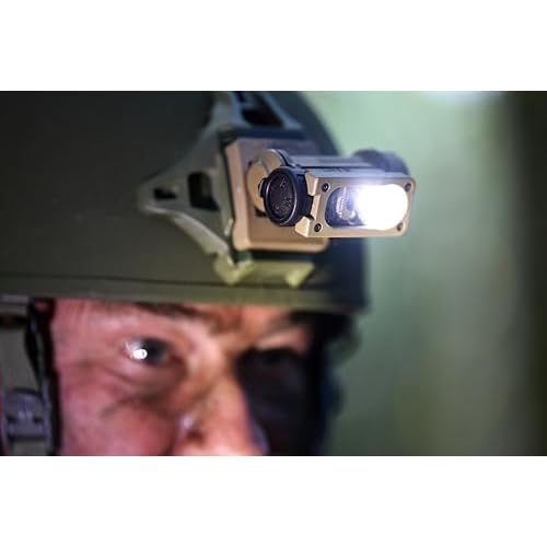 Streamlight 14510 Sidewinder 55-Lumens Compact II Military Flashlight with Helmet Mount in Box, Coyote