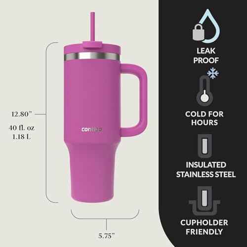 Contigo Streeterville 40oz Tumbler Stainless Steel Vacuum Insulated Leak-Proof Cold for 29 Hours Galactic
