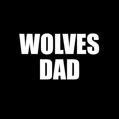 VictoryStore Outdoor Camping Chair - Wolves Dad Black Folding Camping Chair with Carry Bag