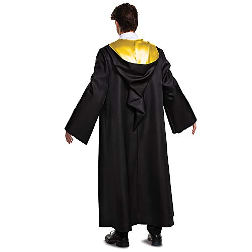 Harry Potter Robe, Deluxe Wizarding World Hogwarts House Themed Robes for Adults, Movie Quality Dress Up Costume Accessory