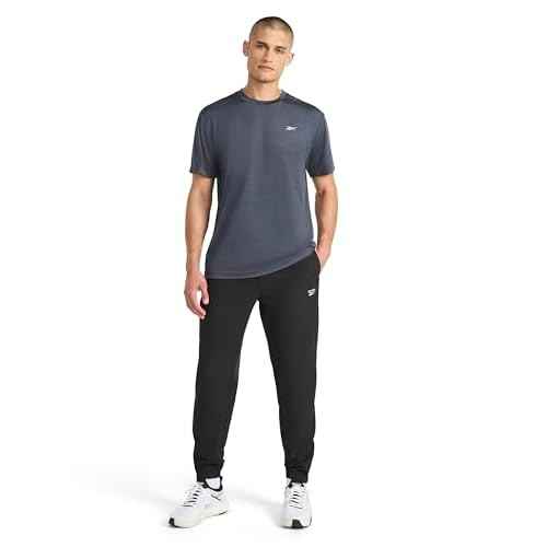 Reebok Men's Repeat Woven Pant, Standard Fit, 30¡± Inseam, Lightweight Stretch Poly-Blend Fabric