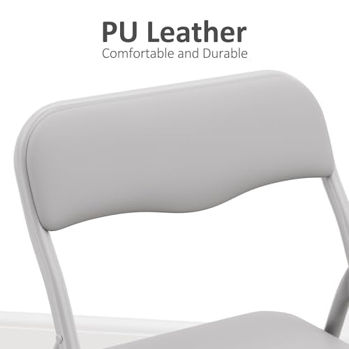IDEALHOUSE Boys and Girls Folding Table and Chairs Set of 3, Portable Table and Chair with Pu Soft Cushion,Suitable for Ea...