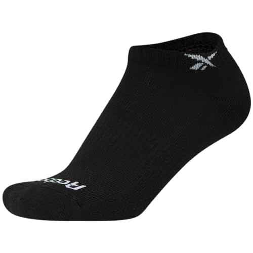 Reebok Boys' Ankle Socks - 6 Pack Moisture-Wicking Low Cut Athletic Low Cut Socks for Boys with Arch Support (Sizes: S-L)