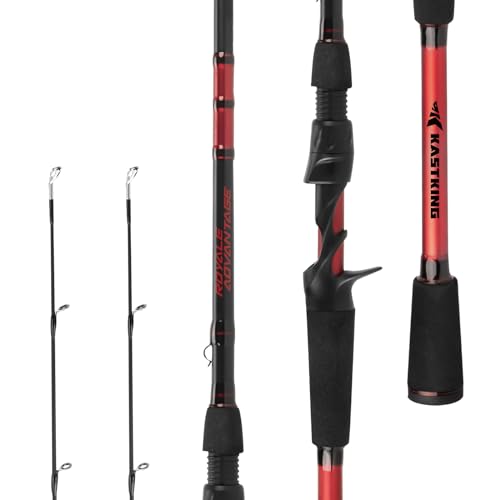 KastKing Royale Advantage,Casting Fishing Rods 7'MH & KastKing Brutus Baitcasting Fishing Reel, Graphite Frame, 7.2:1 Gear...