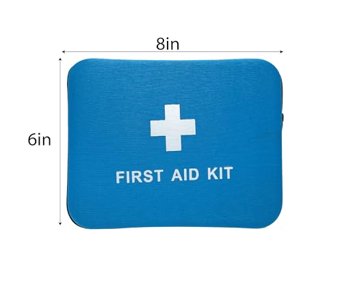 Rapid Care First Aid 160-Piece All-Purpose First Aid Kit for Home, Office & Car – Compact Color Coded Emergency Preparedne...