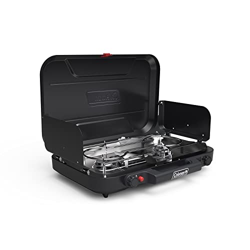 Coleman Classic 3-Burner Propane Camping Stove with InstaStart Ignition, Portable Cooktop with 3 Adjustable Burners & 28,0...