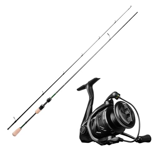 Fishing Combo-M1 500 Series Spinning Reel and M1 Trout Spinning Rod 7' 2-Piece Rod