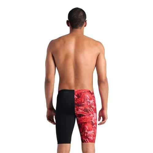 Arena Mens Arena Performance Men's Crackle Swim Jammer Athletic Swimwear Professional Swimsuit