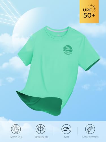 NORTHYARD Mens Swim Shirt Rash Guard UPF 50+ Quick Dry Short Sleeve Fishing Shirts Sun Protection Shirt Beach Water Swimming