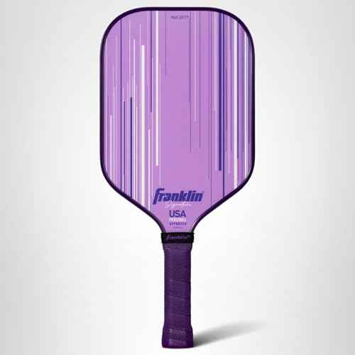 Franklin Sports Pro Pickleball Paddles - Signature Series Pro Pickleball Paddle with MaxGrit Surface - USA Pickleball (USAPA) Approved Tournament Pickleball Paddle - 13mm Polypropylene Core - Lilac