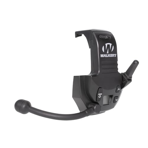 WALKER'S Razor Walkie Talkie Attachment - 22 Channels 3 Miles Range Distance Voice-Activated Handsfree Communication Devic...