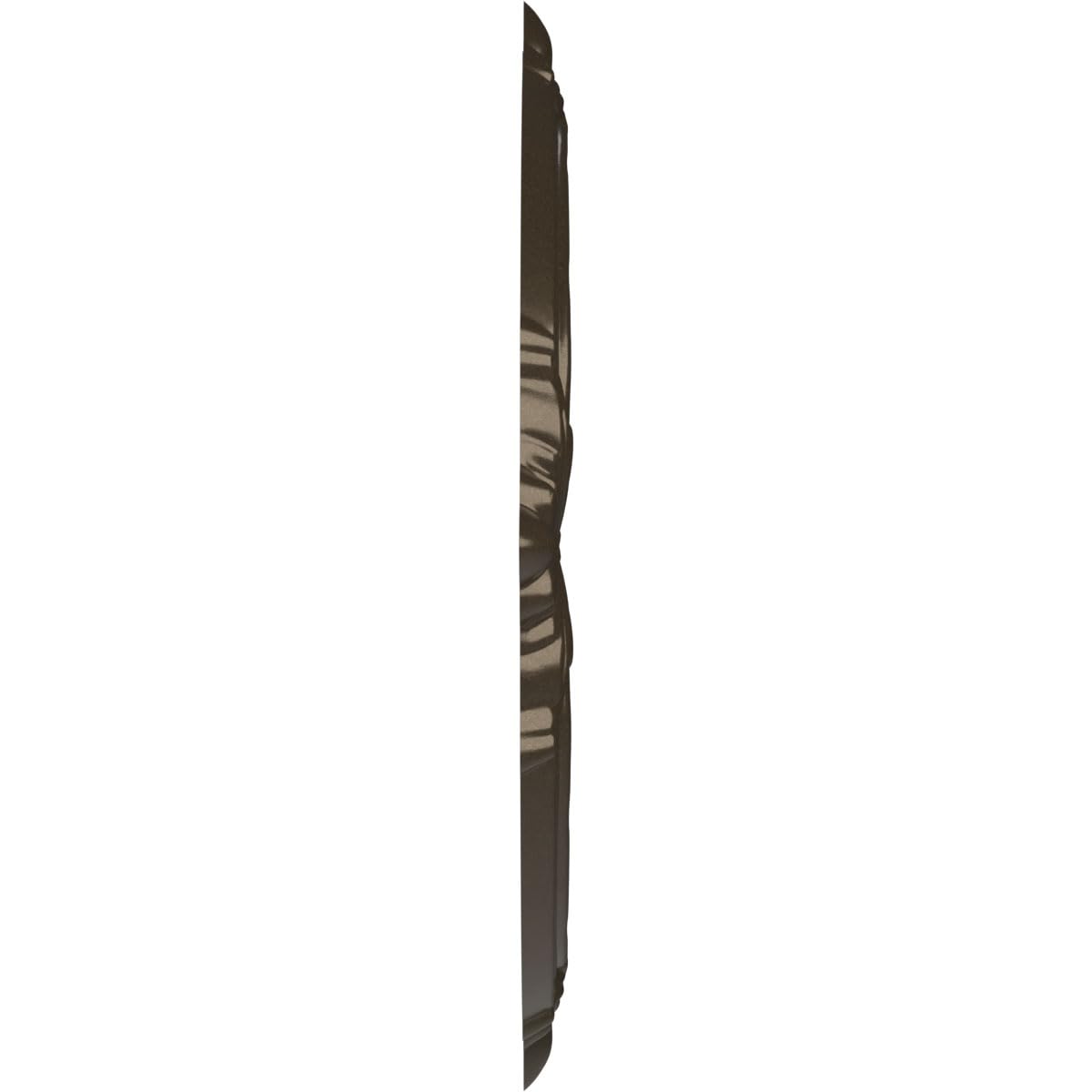 22Od X 3 1/2Id X 1P Attica Thermoformed Pvc Ceiling Medallion (Fits Canopies Up To 7 3/4), Metallic Dark Bronze