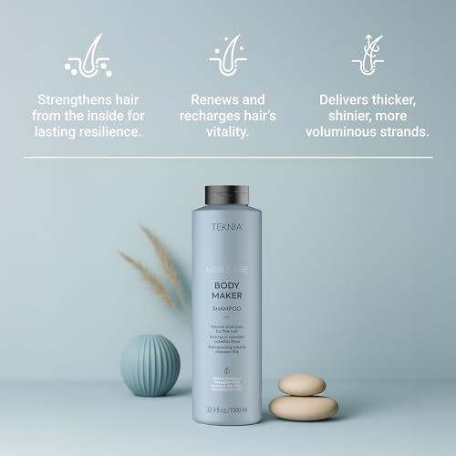 LAKM? Teknia Body Maker Shampoo, Volume Shampoo for Fine Hair, Hair Volumizing Products