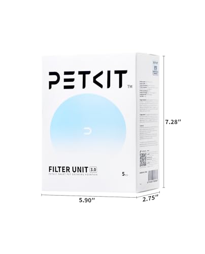 PETKIT Upgraded Filter Units 3.0 for PETKIT Pet Water Fountains Eversweet 2S/3/3 Pro,Eversweet Solo/Solo2/Solo SE & CYBERT...