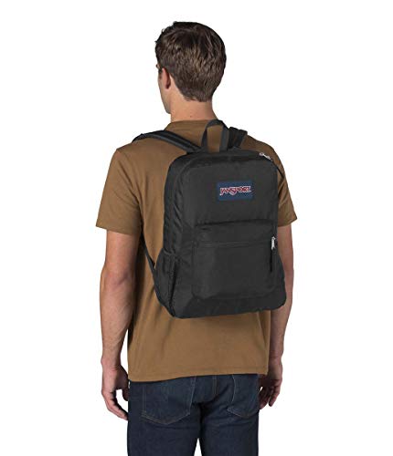 JanSport Cross Town Backpack 17" x 12.5" x 6" - Simple Bag for Everyone with 1 Main Compartment, Front Utility Pocket - Pr...