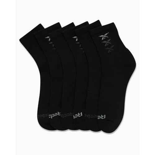 Reebok Women's Socks - Cushion High Quarter Cut Socks (6 Pack)