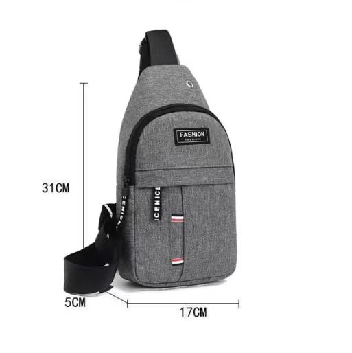 Shoulder Backpack Messenger Bag Adjustable Portable Men's Outdoor Hiking Sports Chest Bag
