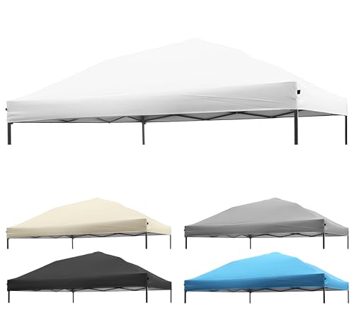 8x8 Canopy Replacement Top, Replacement Cover for 8x8 Pop Up Canopy Tent (Top Cover Only) White