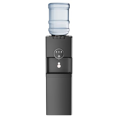 Muhub Water Dispenser with Beverage Cooler, Top Loading Water Dispenser with Hot, Cold & Room 3 Temperature Water Setting...