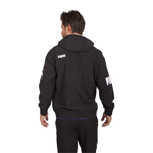 PUMA mens Power Hooded 1/2 Zip Windbreaker