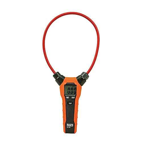 Klein Tools CL150 Clamp Meter, AC Electrical Tester with 18-Inch Flexible Clamp, True RMS Readings, Auto Ranging and More
