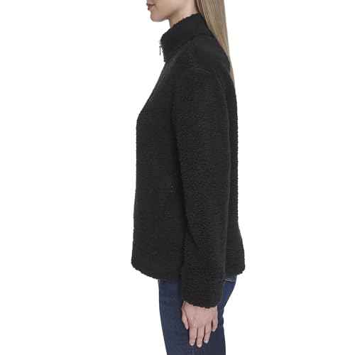 Nautica Women's Mockneck Fleece Sweater Pullover