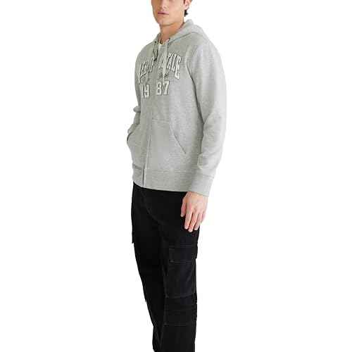 AEROPOSTALE mens Aero Logo Full Zip Hoodie- Arch