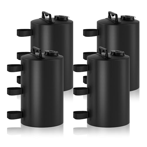Canopy Water Weights Bag, 88 lb Tent 4 Leg Weights Bag, Portable 10L Water Bag Windproof Fixed Canopy Weights Bag, for Out...