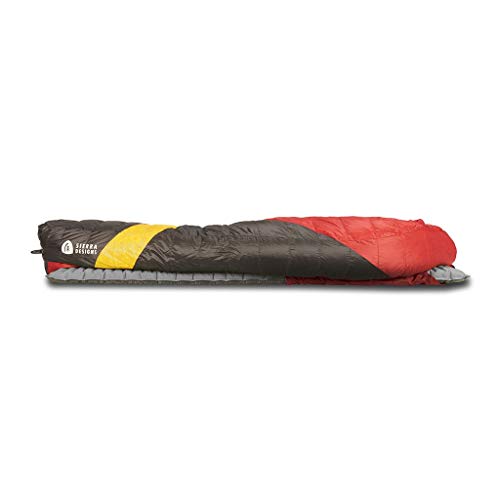 Sierra Designs Cloud 20 Degree DriDown Sleeping Bag Ultralight Zipperless Down Sleeping Bag for Backpacking and Camping