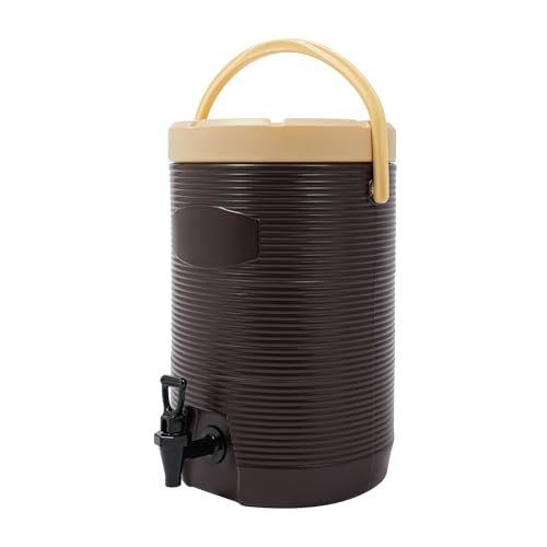 VitaChicuy Stainless Steel Beverage Dispenser Insulated Container with Faucet Cooler with Drink Dispensers Cold and Hot Dr...
